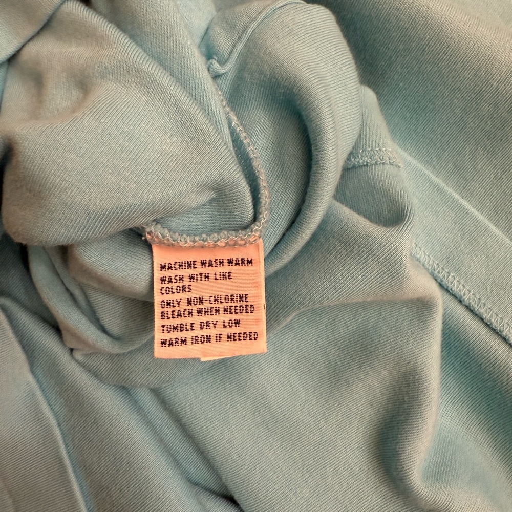 Ralph Lauren Light Blue Polo Shirt with Yellow Logo - Picture 4 of 4
